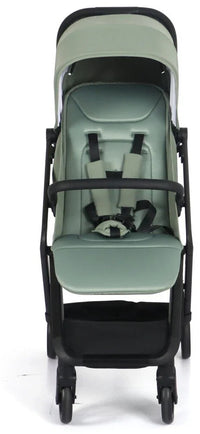 HKM-0499411 sage green baby stroller reclining seat showcase