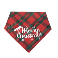 HKM-0499901 Pet Christmas Hat and Bow Tie Set - Winter Holiday Outfit for Dogs and Cats
