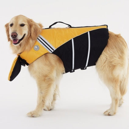 HKM-0500669 Life Jacket for Large Dogs - Buoyancy Swimming Vest in Various Colors and Sizes