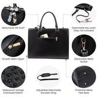 HKM-050067 Large Travel Laptop Tote Bag for Women - Multi-Functional Shoulder Handbag and Briefcase