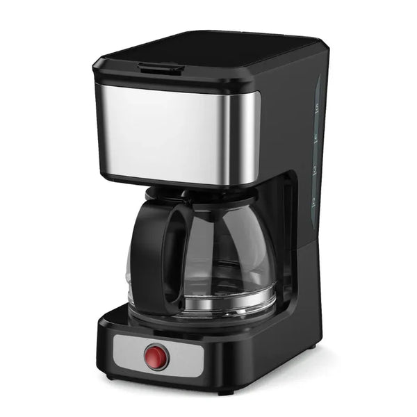 HKM-050259 Stainless Steel 5-Cup Drip Coffee Maker with Clear Water Level Indicator