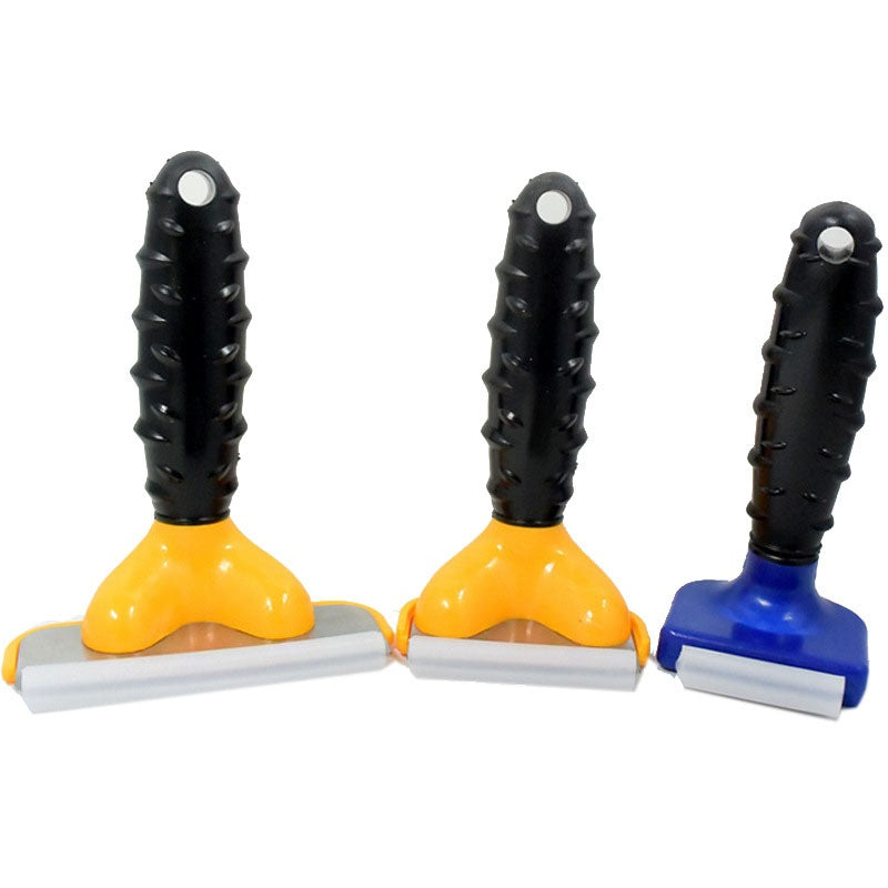 HKM-0503869 Dog Hair Removal Comb in Stainless Steel - Small, Medium, and Large Sizes Available