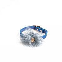 HKM-0504253 Flower PU Dog and Cat Collar - Adjustable 1.0*28CM & 1.3*40CM Sizes