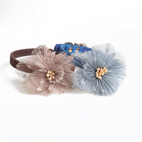 HKM-0504253 Flower PU Dog and Cat Collar - Adjustable 1.0*28CM & 1.3*40CM Sizes
