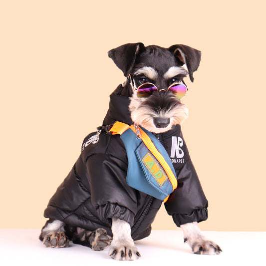 HKM-0507709 Reflective Dog Jacket for Autumn and Winter, Warm Cotton Blend, Available in Multiple Colors and Sizes
