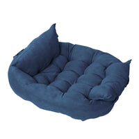 HKM-0508093 Customizable Multifunctional Folding Square Pet Cushion - Soft Deerskin Velvet with PP Cotton Filling, Stylish Design in Five Colors