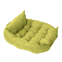 HKM-0508093 Customizable Multifunctional Folding Square Pet Cushion - Soft Deerskin Velvet with PP Cotton Filling, Stylish Design in Five Colors