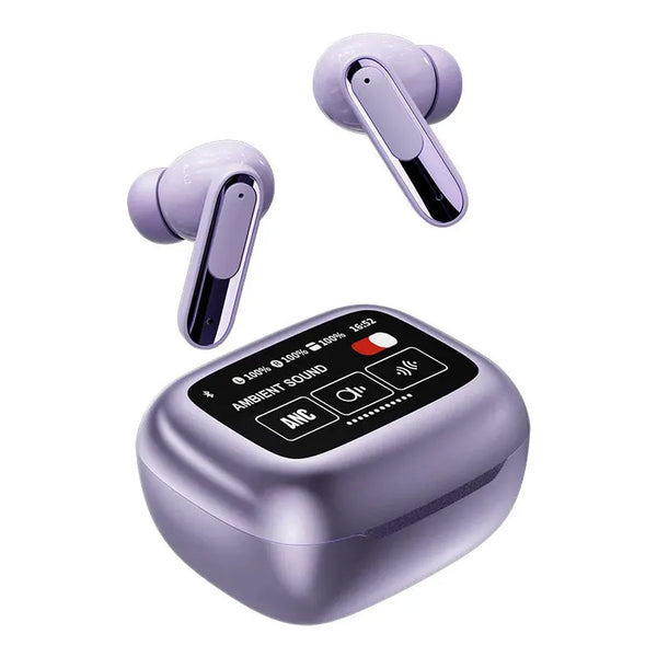 HKM-050835 TWS In-Ear Headset with Smart Touch Screen, Bluetooth Connectivity, LED Battery Indicator