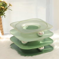 HKM-0508861 Square Cat Turntable Toy - Bite Resistant, Plastic Design for Fun and Engagement