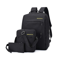 HKM-050899 15.6 Inch USB Charging Laptop Backpack with Fashionable Design and Multiple Compartments