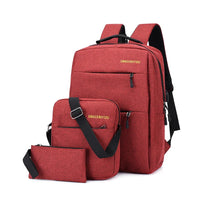 HKM-050899 15.6 Inch USB Charging Laptop Backpack with Fashionable Design and Multiple Compartments