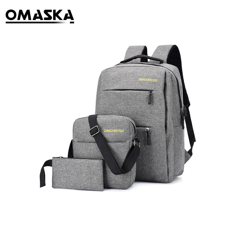 HKM-050899 15.6 Inch USB Charging Laptop Backpack with Fashionable Design and Multiple Compartments