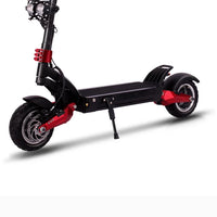 HKM-051027 Foldable 60V Dual Motor 1600W Electric Scooter for Adults with 10inch Solid Tires, Max Speed 70KM/h