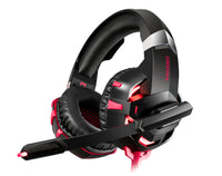 HKM-051027 K2A Wired Gaming Headset with Microphone and LED Lighting for PS4, Xbox One, iPhone, and iPad