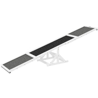 HKM-051027 Wooden Agility Dog Seesaw for Training and Exercise, Weather Resistant, 83 L x 16 W x 14 H, Suitable for Extra Large Dogs