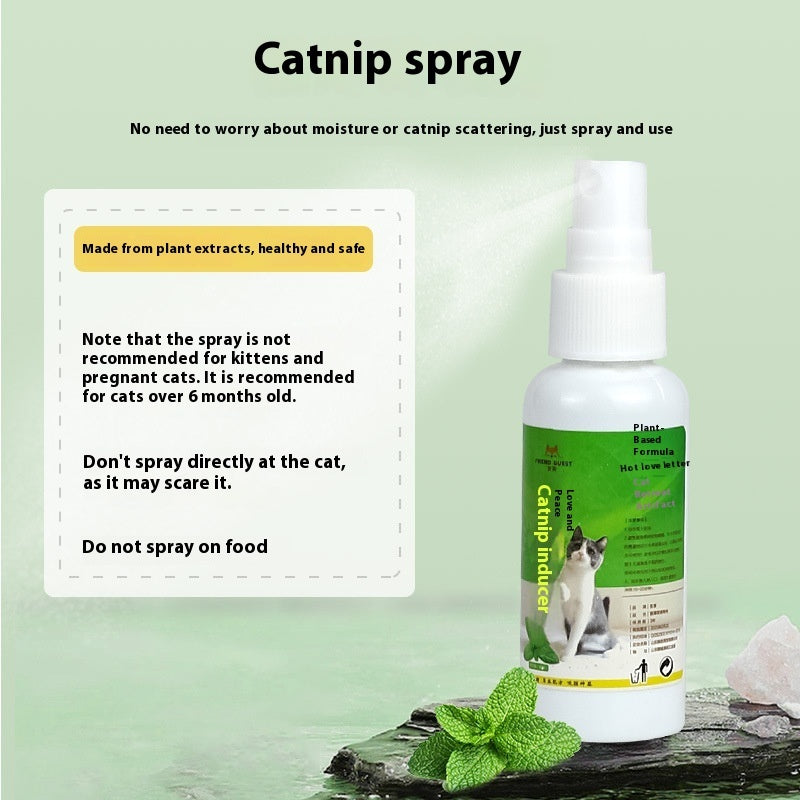 HKM-0511293 Mood-Enhancing Catnip Spray for Soothing Your Pet's Stress - 50ml
