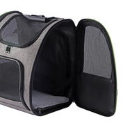 HKM-0512061 Large Capacity Portable Pet Backpack in Gray or Black - Breathable Oxford Cloth Design