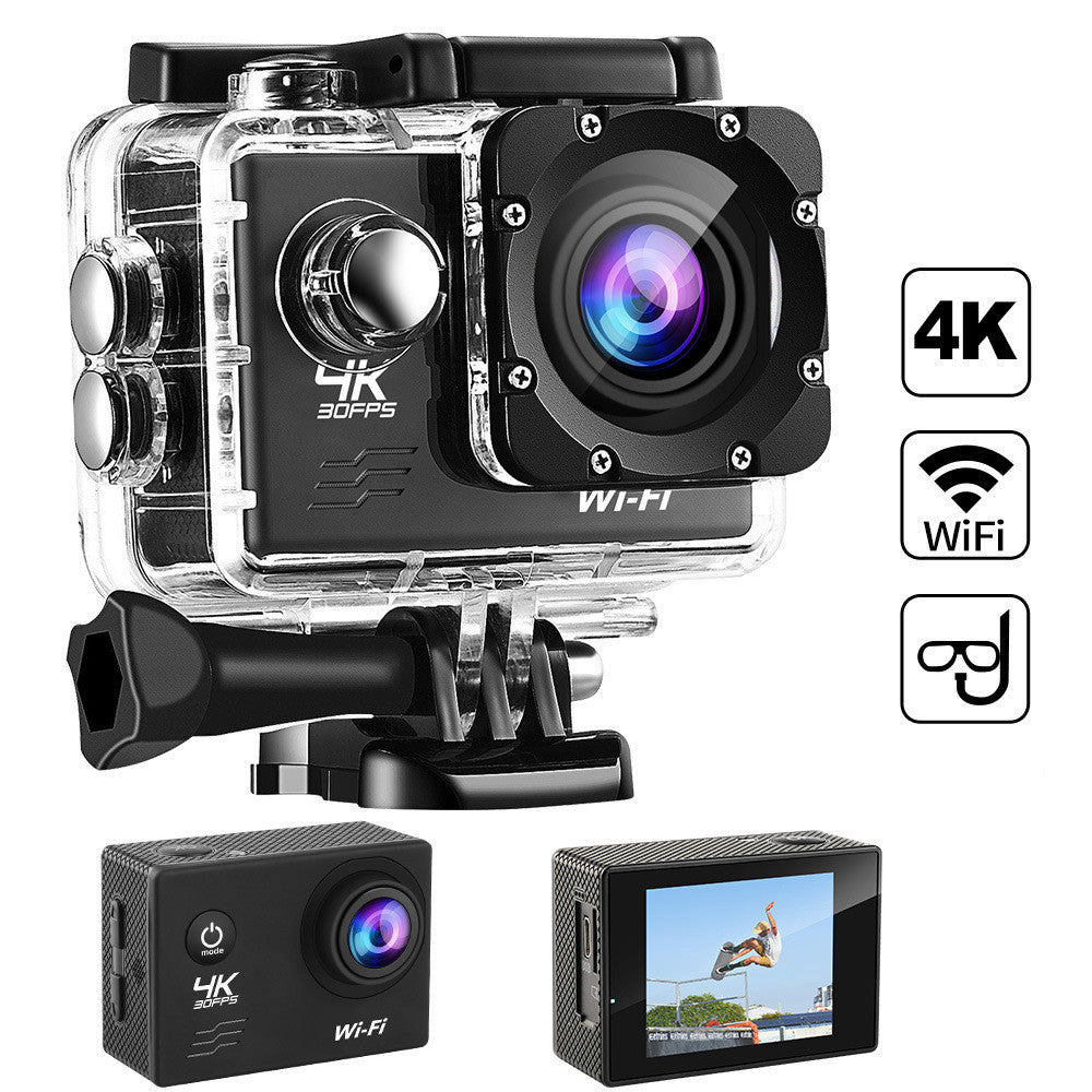 HKM-051347 4K Waterproof Action Camera for Outdoor Sports and Diving Activities