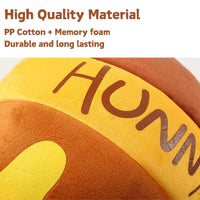 HKM-0513853 Cozy Honey Pot Cat Bed with Memory Foam Cushion, Plush Pet Cave for Small Cats