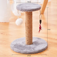 HKM-0513981 Durable Sisal Cat Scratcher with Various Styles for Kittens and Adult Cats