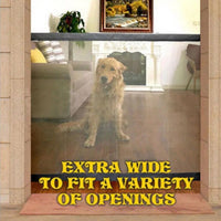 HKM-0515389 Portable Folding Isolation Pet Dog Fence - 180x72cm & 110x72cm Sizes Available