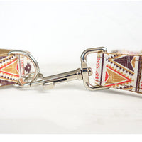HKM-0515773 Brown Pet Bow Tie Set with Adjustable Leash, Polyester Material, Multiple Sizes Available