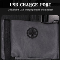HKM-052051 Waterproof Nylon Laptop Backpack with USB Charging Port and Large Capacity for Students