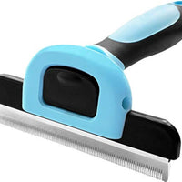 HKM-0521021 Professional Pet De-Shedding Tool for Dogs and Cats - Ergonomic Stainless Steel Brush with Easy Clean Design