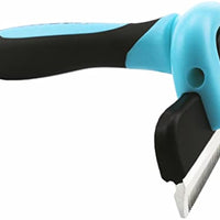 HKM-0521021 Professional Pet De-Shedding Tool for Dogs and Cats - Ergonomic Stainless Steel Brush with Easy Clean Design