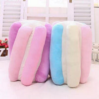 HKM-052115 Personalized Cotton Candy Pillow in Blue and Pink, 35x25cm, Cotton Material