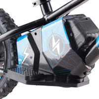 HKM-052243 Kids Electric Motorcycle with 12-Inch Fat Tires and 250W Brushless Motor, 2-Speed – Max Speed 50 km/h, Waterproof Lithium Battery