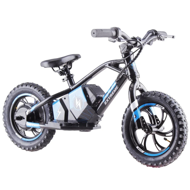 HKM-052243 Kids Electric Motorcycle with 12-Inch Fat Tires and 250W Brushless Motor, 2-Speed – Max Speed 50 km/h, Waterproof Lithium Battery