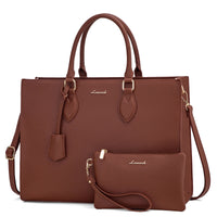 HKM-052371 Oversized PU Leather Tote Bag with Large Capacity for Office and Laptop Use