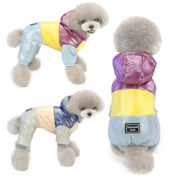 HKM-0523965 Winter Casual Cotton Dog Clothes in Yellow and Pink for All Sizes