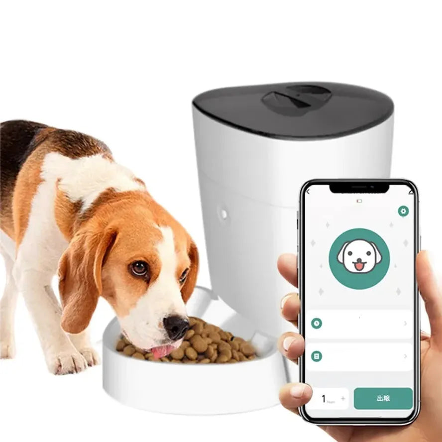 HKM-052435 Automatic Pet Feeder with WiFi Control and Mobile App Integration