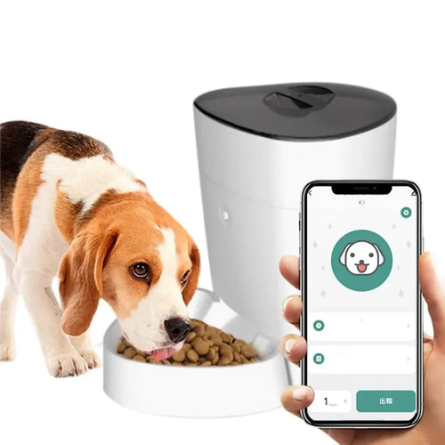 HKM-052435 Automatic Pet Feeder with WiFi Control and Mobile App Integration