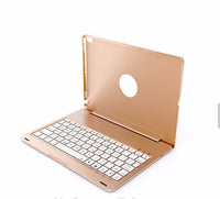HKM-052499 Backlit Bluetooth Keyboard Case for iPad Pro 10.5 - Slim Aluminium Alloy Design with Adjustable LED Lights