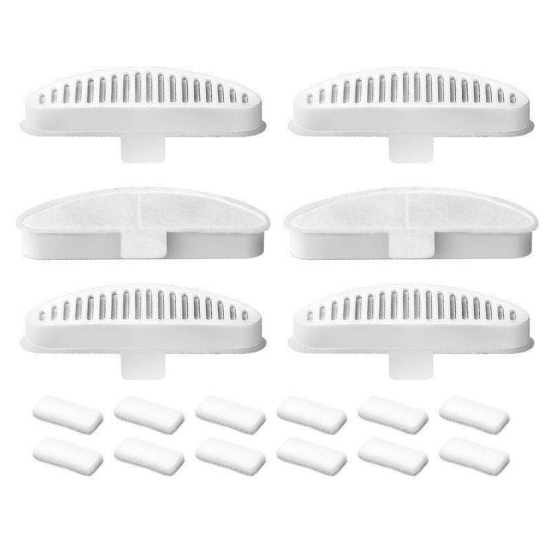 HKM-0525373 Pet Water Fountain Filter Kit with Individual Cartridges and Pads for Cats