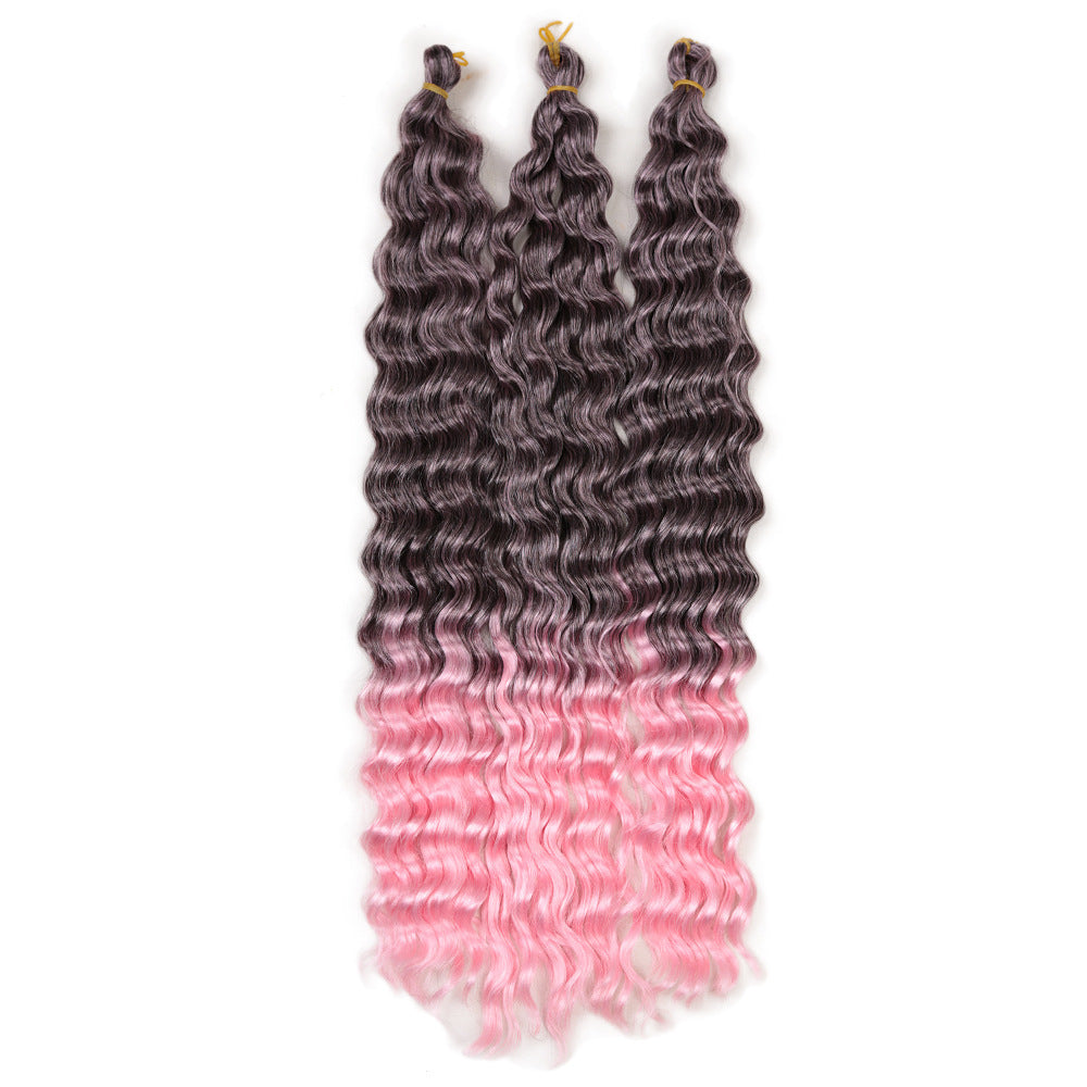 HKM-052563 22 Inch Deep Twist Water Wave Wig in Various Colors for Women