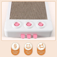 HKM-0526781 Interactive Cat Scratcher Toy with Whack-a-Mole Functionality - Eco-Friendly Cardboard Scratching Pad for Indoor Cats