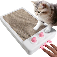HKM-0526781 Interactive Cat Scratcher Toy with Whack-a-Mole Functionality - Eco-Friendly Cardboard Scratching Pad for Indoor Cats