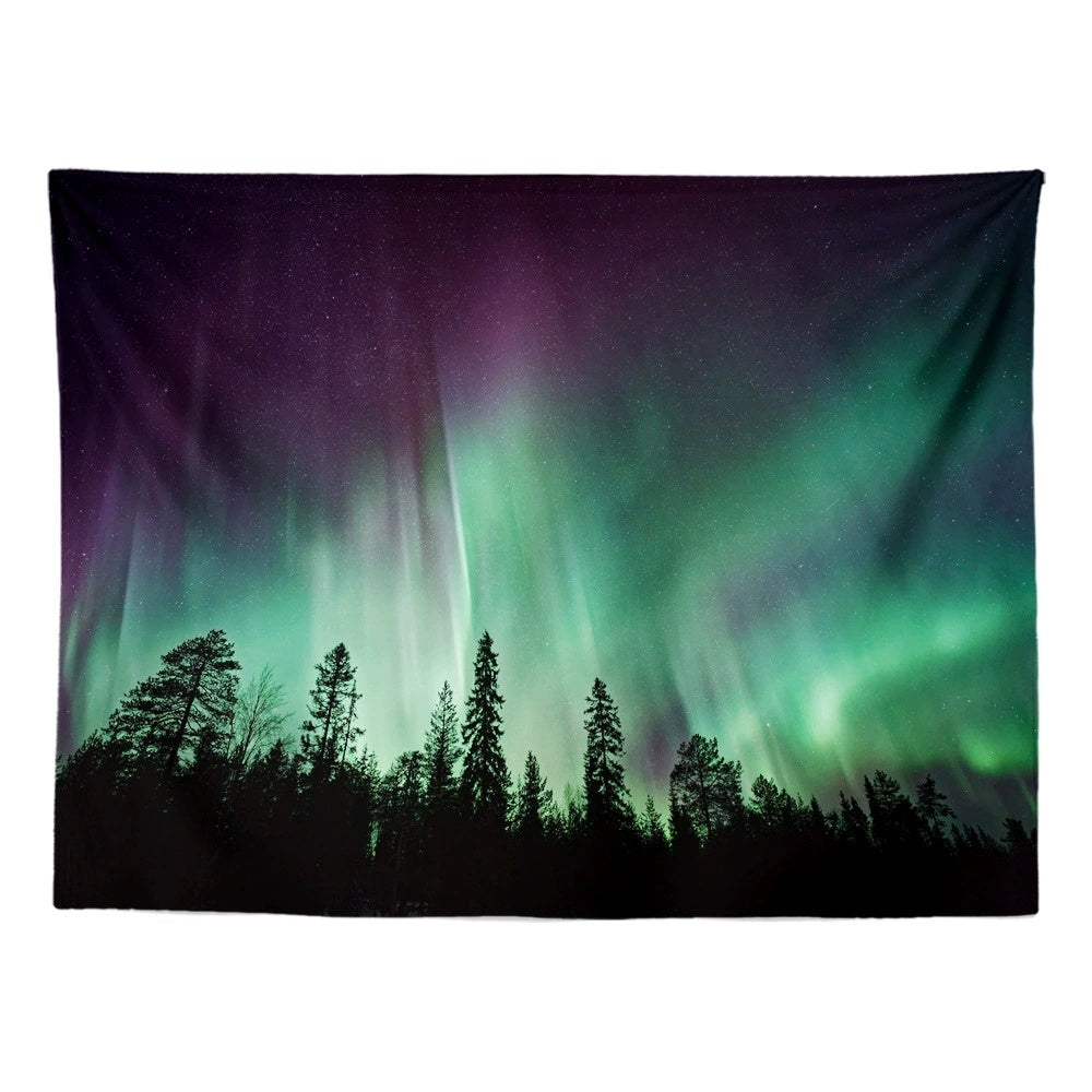 HKM-052819 Elegant Polyester Fiber Tapestry with Digital Thermal Transfer Design