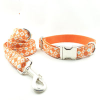 HKM-0529085 Thickened Polyester Dog Pen Leash Set in Cookies Color, Sizes XS to XL