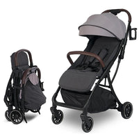 HKM-053011 Compact Travel Stroller with Automatic Fold for Easy Overhead Storage