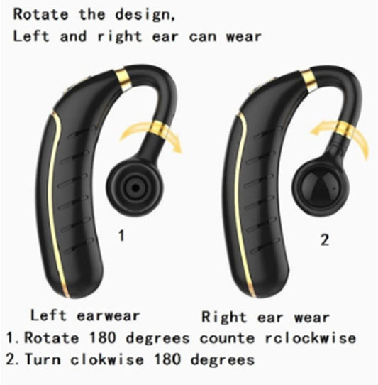 HKM-053011 Wireless Bluetooth Headset with Long Standby, Stereo Sound, Voice Control, and Dual Ear Connectivity