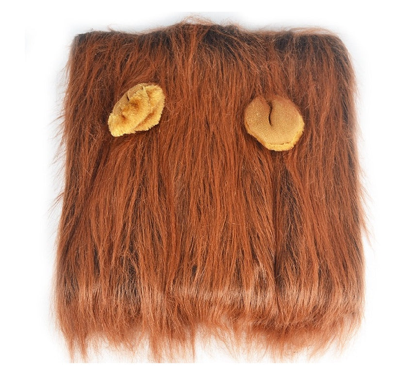 HKM-0531133 Lion Mane Costume Wig for Large Dogs - Fits Head Circumference Up to 74cm