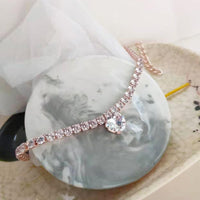 HKM-0532541 Bling Rhinestone Heart Shaped Pet Necklace for Cats and Dogs - Adjustable Collar Accessory