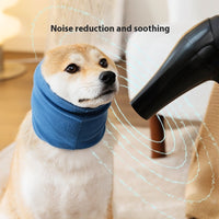 HKM-0532669 Pet High Elastic Scarf for Noise Reduction and Comfort - Available in Blue and Pink