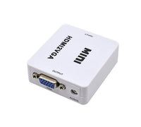 HKM-053331 AV to HDMI Converter Box, Supports 1080p/720p Output, Plug and Play, RCA Input for Multiple TV Formats