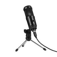 HKM-053331 Condenser Recording Microphone with Adjustable Desktop Stand for Home and Computer Use